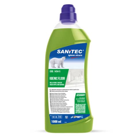 Detergente concentrato per pavimenti SANITEC Igenic Floor mela