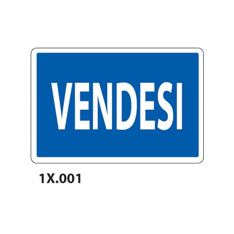 Cartello informativo ''Vendesi'' Dixon Industries 20x30 cm - 1X.0001 -  ArcoUfficio