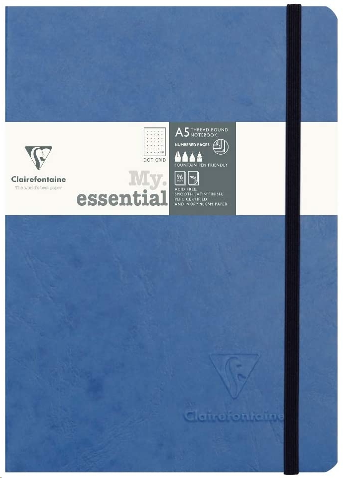 BLOCCO CLAIREFONTAINE MY ESSENTIAL A5 90 GR 96 FOGLI