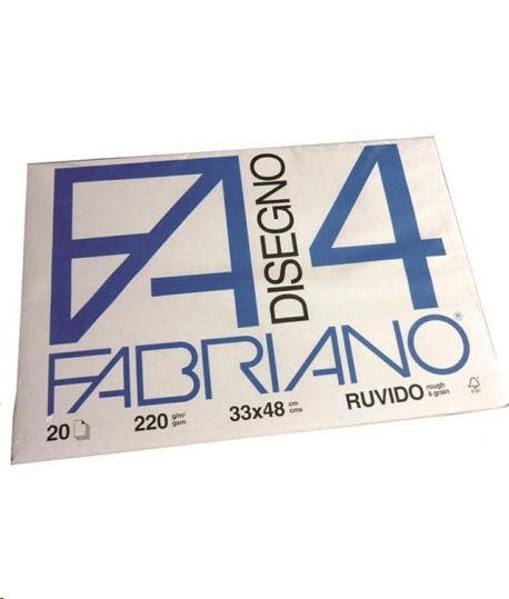 ALBUM DISEGNO FABRIANO F4 200GR 33X48 RUVIDO 20FF - ArcoUfficio