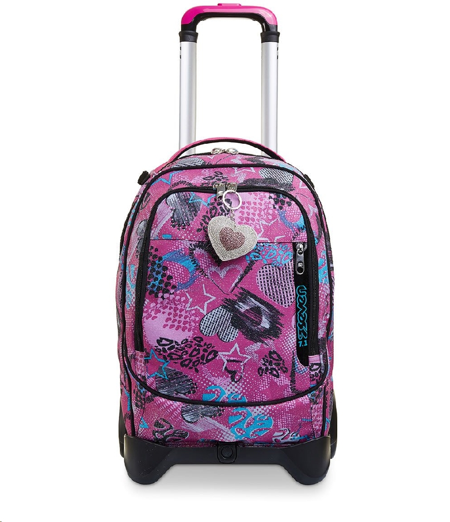 ZAINO TROLLEY SEVEN JACK 2 RUOTE ROMANTIC FREEDOM SGANCIABILE 34 LITRI -  ArcoUfficio