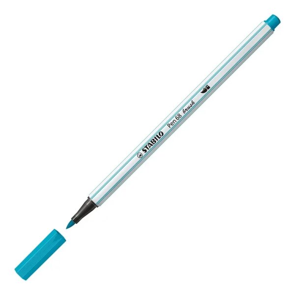 PENNARELLO STABILO PEN 68 BRUSH AZZURRO CHIARO - ArcoUfficio