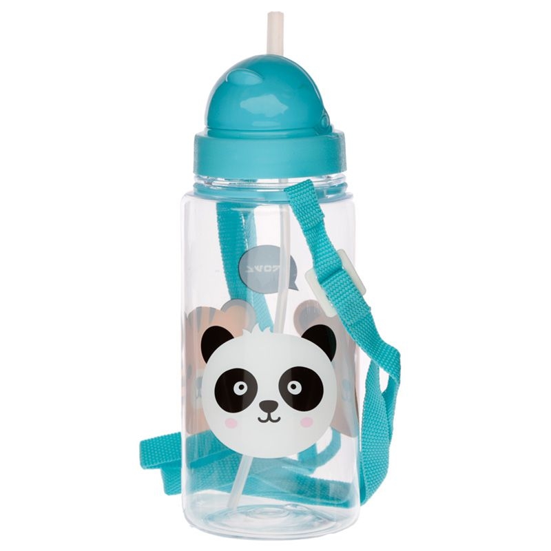 BORRACCIA PER BAMBINI CON CANNUCCIA 450 ML ANIMALI DOLCI - ArcoUfficio