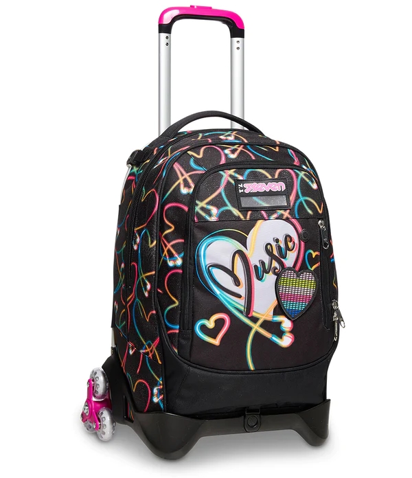 ZAINO TROLLEY SEVEN JACK YOURSELF GIRL 3 RUOTE SGANCIABILE 34