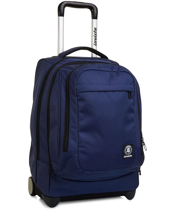 ZAINO TROLLEY INVICTA BUMP PRO BLU CAPACITA' 45 LT - ArcoUfficio