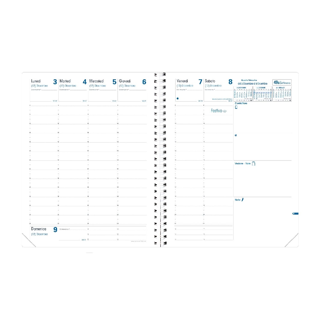 Agenda QUO VADIS Président 21 x 27 cm - Agenda Format A4