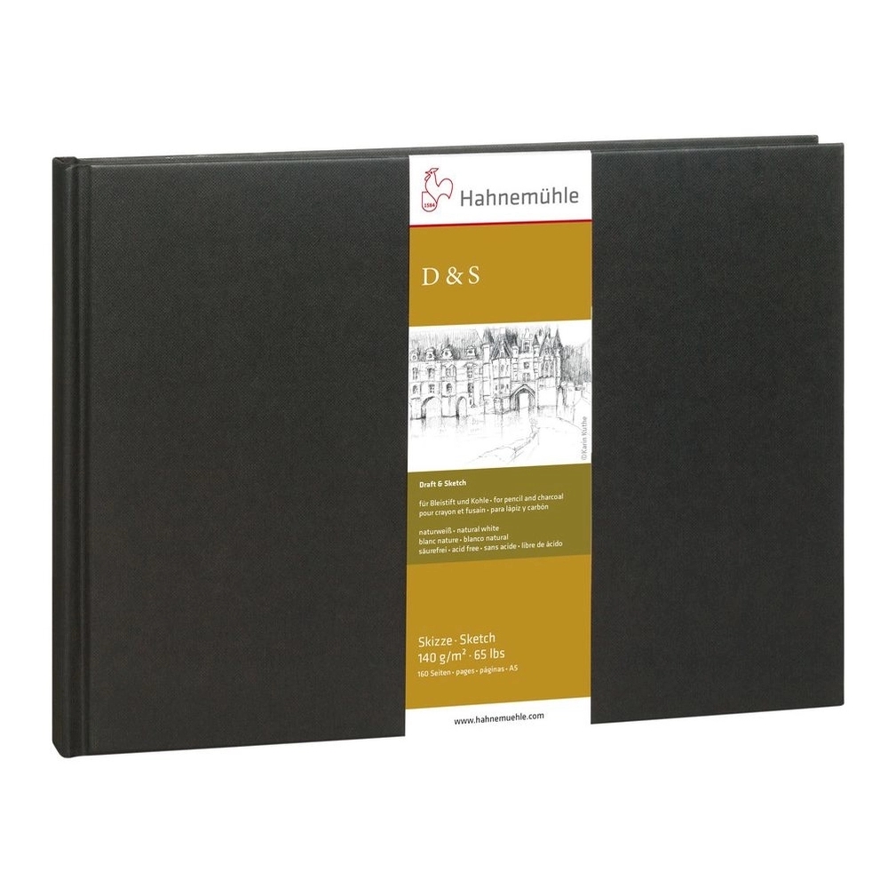 Taccuino Sketchbook con carta color Grigio per Acquerello Hahnemuhle